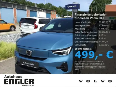 Gebraucht Volvo C40 Ultimate 300 kW (408 PS) 2023 Blau SUV