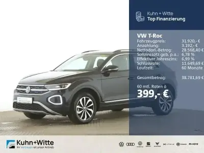 Begagnad VW T-Roc Style 150 HK (110 kW) 2025 Svart SUV