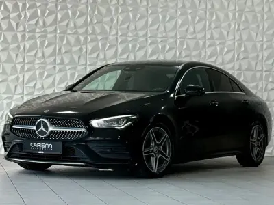Brugt Mercedes CLA220 AMG line 190 HK (139 kW) 2021 Sort Sedan