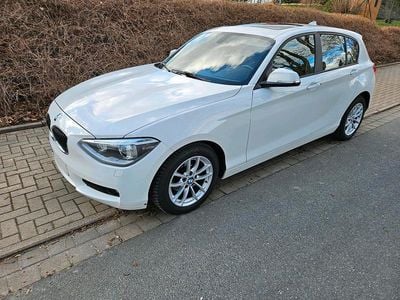 Usata BMW 116 Advantage 136 CV (100 kW) 2014 Bianco Utilitaria