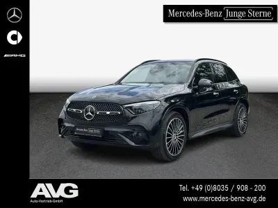 Gebraucht Mercedes GLC450 AMG 367 PS (269 kW) 2025 Lack obsidianschwarz SUV