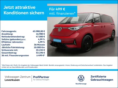 Gebraucht VW ID. Buzz GTX 250 kW (340 PS) 2025 Rot Van / Kleinbus