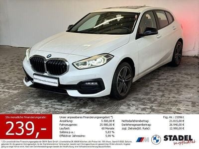 Gebraucht BMW 118 Sport Line 136 PS (100 kW) 2023 Alpinweiß uni Kleinwagen