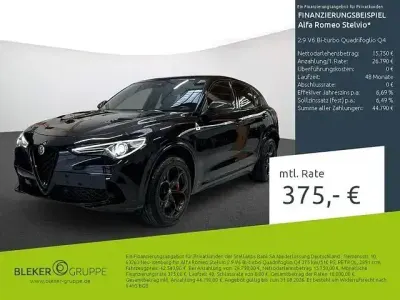 Gebraucht Alfa Romeo Stelvio Quadrifoglio 510 PS (375 kW) 2021 Schwarz SUV