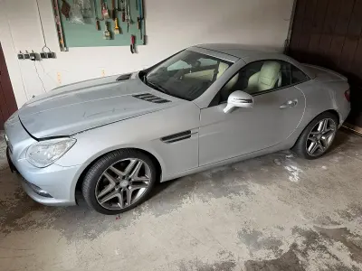 Gebraucht Mercedes SLK200 184 PS (135 kW) 2011 Silber Cabrio