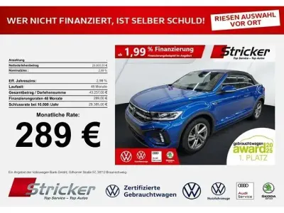 Gebraucht VW T-Roc Cabriolet R-line 150 PS (110 kW) 2025 Cabrio