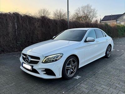 Gebraucht Mercedes C200 AMG line 160 PS (117 kW) 2020 Weiß Limousine