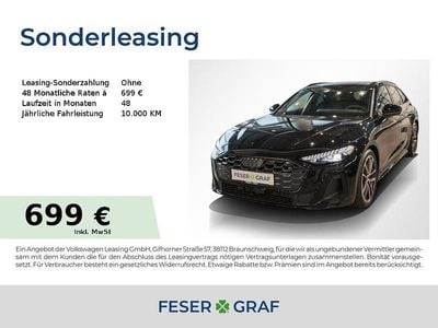 Schwarz (mythosschwarz metallic) Neu 2025 Audi A5 S-Line Kombi | 67.690 € (Superpreis)