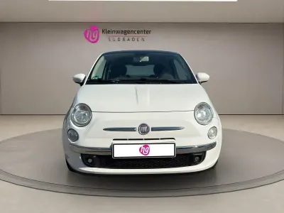 Gebraucht Fiat 500 Lounge 86 PS (63 kW) 2010 Weiß Kleinwagen