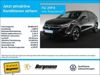 Gebraucht VW Taigo R-line 116 PS (85 kW) 2025 Schwarz / deep black SUV