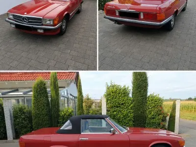 Gebraucht Mercedes SL280 185 PS (136 kW) 1978 Rot Cabrio