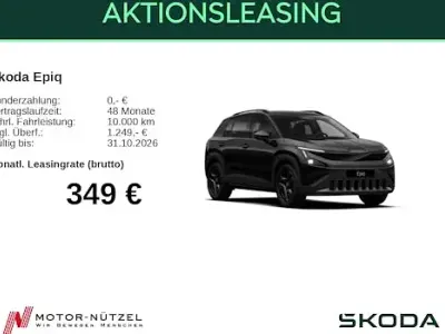 Neu Skoda Epiq Selection 155 kW (211 PS) 2026 Schwarz SUV