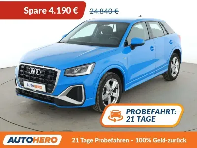 Używany Audi Q2 S-Line 116 KM (85 kW) 2022 Niebieski SUV