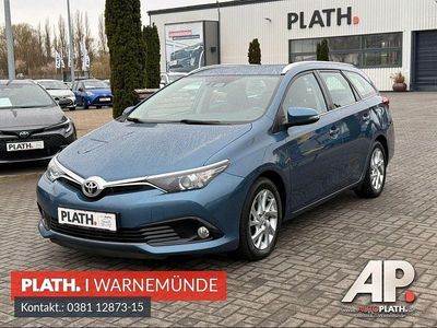 Gebraucht Toyota Auris Touring Sports Comfort 111 PS (81 kW) 2015 Blau Kombi