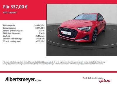Progressivrot metallic Gebraucht 2025 Audi A3 Advanced Plus Limousine | 38.966 € (Guter Preis)
