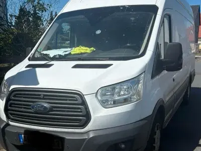 Gebraucht Ford Transit 131 PS (96 kW) 2017 Weiß Van / Kleinbus
