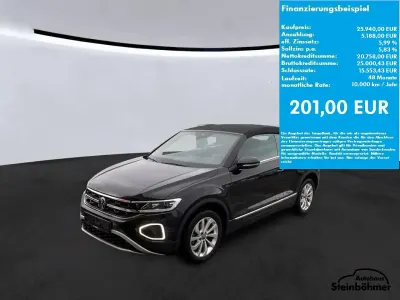 Second-hand VW T-Roc Style 150 CP (110 kW) 2022 Negru SUV