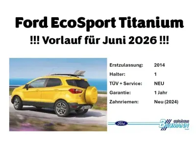 Gebraucht Ford Ecosport Titanium 125 PS (91 kW) 2014 Gelb SUV