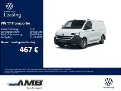 Neu VW T7 110 PS (80 kW) 2026 Weiß (clear white) Van