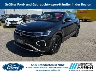 Gebraucht VW T-Roc Cabriolet Style 150 PS (110 kW) 2023 Schwarz Cabrio