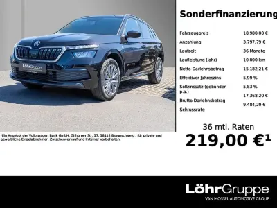 Gebraucht Skoda Kamiq Tour 150 PS (110 kW) 2022 Schwarz SUV