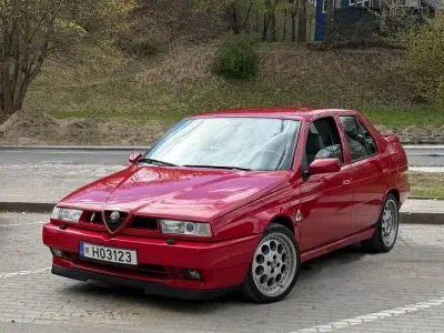 Brugt Alfa Romeo 155 165 HK (121 kW) 1994 Rød Sedan