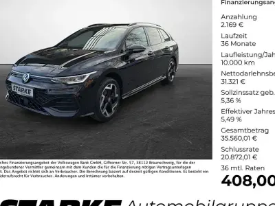 Neu VW Golf VIII R-line 150 PS (110 kW) 2026 Schwarz (grenadillschwarz metallic) Kombi