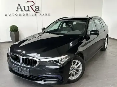 Gebraucht BMW 520 Sport Line 190 PS (139 kW) 2018 Black sapphire Kombi