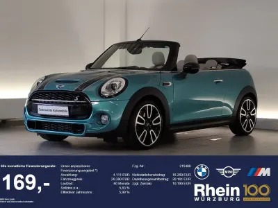 Gebraucht Mini Cooper S Cabriolet 192 PS (141 kW) 2018 Caribbean aqua metallic Cabrio