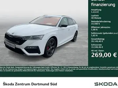 Brugt Skoda Octavia RS 245 HK (180 kW) 2022 Hvid Stationcar