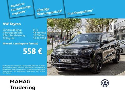 Second-hand VW Tayron R-line 193 CP (141 kW) 2026 Negru SUV