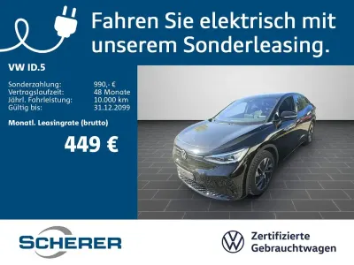 Gebraucht VW ID.5 GTX 219 kW (299 PS) 2023 Grenadillschwarz metallic (metallic) SUV