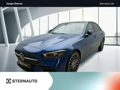 Brugt Mercedes C200 AMG line 163 HK (119 kW) 2025 Blå Sedan