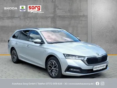 Gebraucht Skoda Octavia Ambition 150 PS (110 kW) 2022 Brillantsilber metallic Kombi