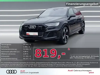 Usata Audi Q7 S-Line 462 CV (339 kW) 2020 Nero SUV