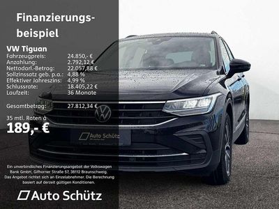 Gebraucht VW Tiguan Life 150 PS (110 kW) 2022 Deep black perleffekt SUV