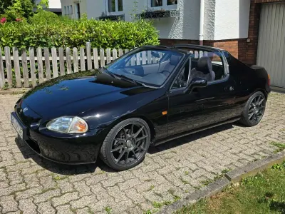 Gebraucht Honda CR-X 125 PS (91 kW) 1992 Schwarz Cabrio