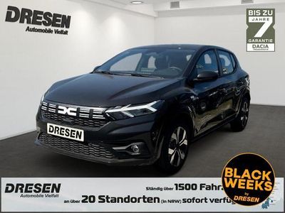 Neu Dacia Sandero Journey 91 PS (66 kW) 2025 Schwarz Kleinwagen