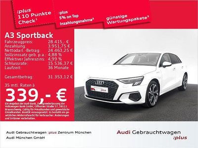 Gebraucht Audi A3 Sport 204 PS (150 kW) 2022 Ibisweiß Limousine