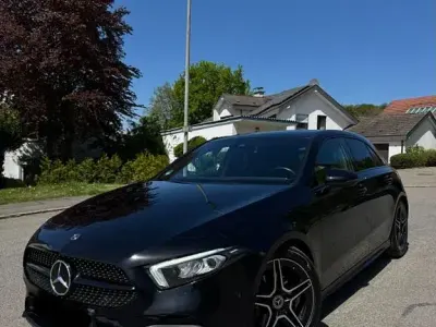 Brugt Mercedes A200 AMG 163 HK (119 kW) 2018 Sort Sedan
