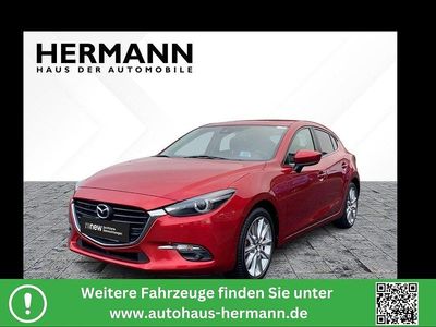 Rubinrot metallic Gebraucht 2018 Mazda 3 Sports-Line Limousine | 13.191 € (Fairer Preis)