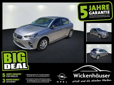 Gebraucht Opel Corsa Edition 75 PS (55 kW) 2021 Kontrast grau / quarz silber Kleinwagen