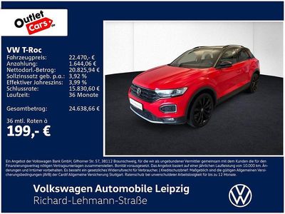 Brugt VW T-Roc Sportline 150 HK (110 kW) 2022 Rød SUV