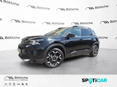 Gebraucht Citroën C5 Aircross PureTech 131 PS (96 kW) 2024 Lackierung schwarz perla nera/typ aussenverkleidung metalliclackierung SUV