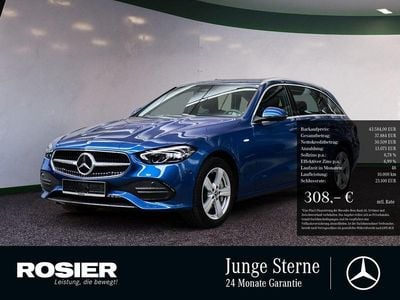 Usata Mercedes C300e Advanced Plus 197 CV (144 kW) 2025 Blu Station wagon
