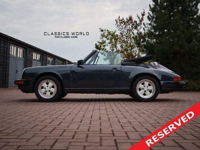 Blau Gebraucht 1987 Porsche 911 Cabrio | 57.900 €