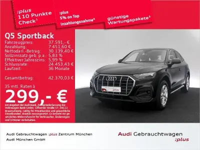 Gebraucht Audi Q5 Sportback Advanced 204 PS (150 kW) 2023 Schwarz SUV