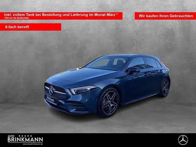 Gebraucht Mercedes A200 AMG line 163 PS (119 kW) 2022 Denimblau Limousine