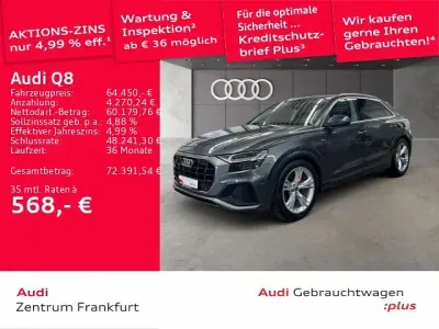 Usata Audi Q8 Sport 286 CV (210 kW) 2022 Grigio SUV