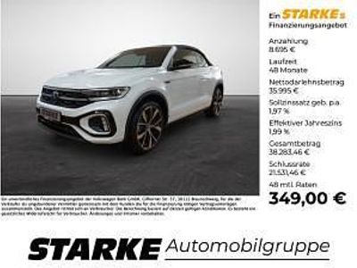 Neu VW T-Roc Cabriolet R-line 150 PS (110 kW) 2025 Weiß (pure white) Cabrio